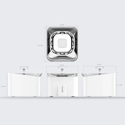 Dudupet Ultra-Quiet Filtered Fountain